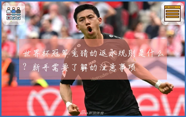 世界杯冠军竞猜的返水规则是什么？新手需要了解的注意事项